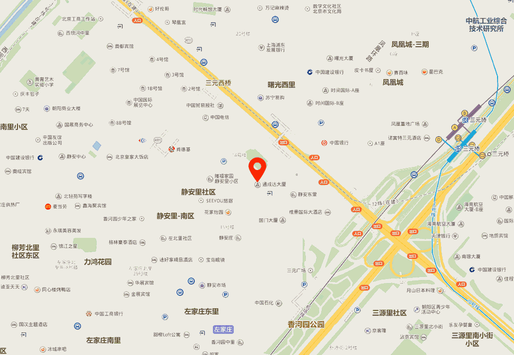 通成达大厦位置地图